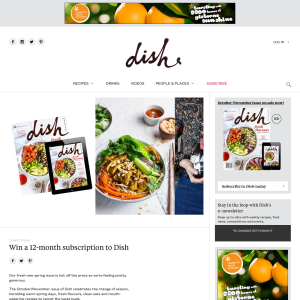 Win a 12-month subscription to Dish