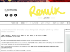 Win a 12 month subscription to Remix