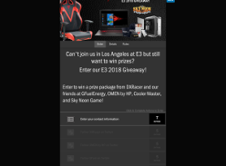 Win a 15.6” OMEN by HP Gaming Laptop & Other Prizes