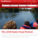 Win a $1500 Explore Taupo Weekend