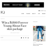 Win a $1500 Forever Young About Face skin package