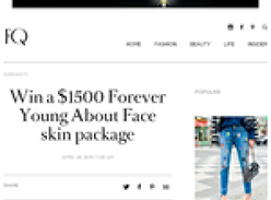 Win a $1500 Forever Young About Face skin package