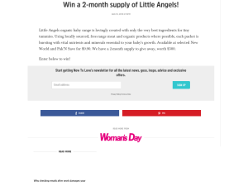 Win a 2-month supply of Little Angels