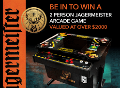 Win a 2 Person Jagermeister Arcade Game