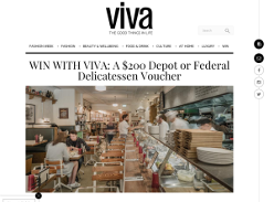 Win A $200 Depot or Federal Delicatessen Voucher