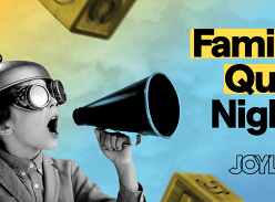Win a $200 Joylab Family Quiz Night Food and Beverage Voucher