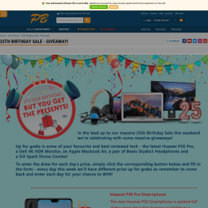 Win a $200 PB Tech Gift Card