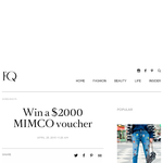 Win a $2000 MIMCO voucher