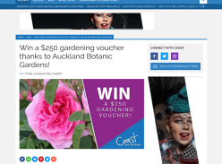 Win a $250 gardening voucher thanks to Auckland Botanic Gardens