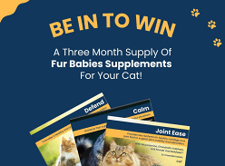 Win a 3 Month Supply of Fur Babies Cat Supplements