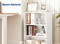 Win a 3-Tier White Bookcase