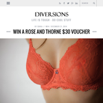Win a $30 Rose and Thorne Voucher
