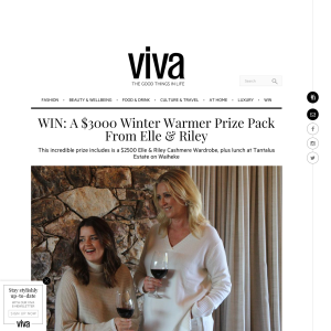 Win A $3000 Winter Warmer Prize Pack From Elle & Riley