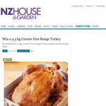 Win a 4.5 kg Crozier Free Range Turkey