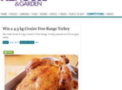 Win a 4.5 kg Crozier Free Range Turkey