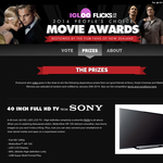 Win a 40 inch full HD LED LCD TV from SONY