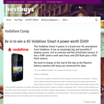 Win a 4G Vodafone Smart 4 power worth $349!