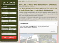 Win a 5 Day Road Trip