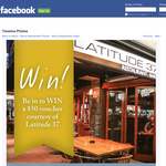 Win a $50 Latitude 37 Restaurant & Bar voucher