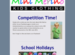 Win a $50 Merino Voucher