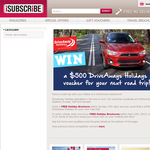 Win a $500 DriveAway Holidays Travel Voucher