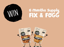 Win a 6-Month Supply of Fix and Fogg Super Crunchy Peanut Butter