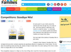 Win a 60ml bottle of Goodbye Nits 