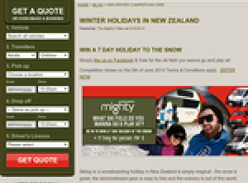 Win a 7 day snow holiday in New Zealand!