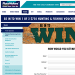 Win a $750 Hunting & Fishing Voucher