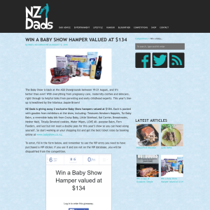 Win a Baby Show Hamper valued at $134