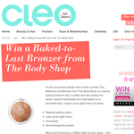 Win a Baked-to-Last Bronzer from The Body Shop