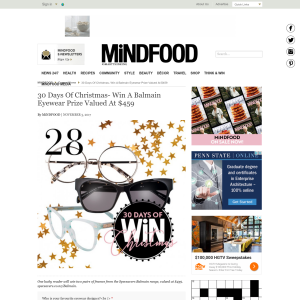 Win A Balmain Eyewear Prize