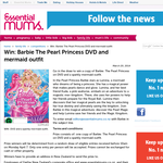 Win a Barbie The Pearl Princess DVD and mermaid outfit