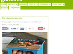 Win a beautiful egg box