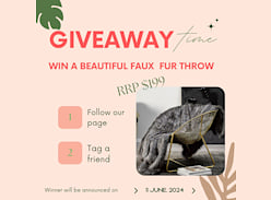 Win a Beautiful Faux Fur Throw