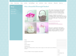 Win a beautiful flowergirl basket