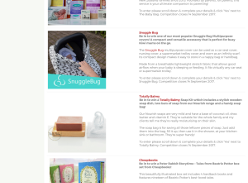 Win a beautiful haul from The Baby Bag made up of some of their bestselling products for new parents!