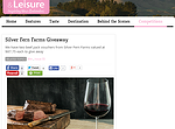 Win a beef pack voucher from Silver Fern Farms valued at $87.75