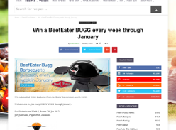 Win a BeefEater BUGG every week through January
