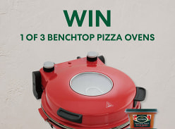 Win a Benchtop Pizza Oven and Delmaine Pizza Sauce