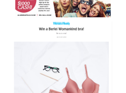 Win a Berlei Womankind bra