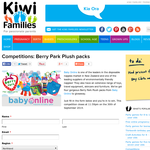 Win a Berry Park Plush packs