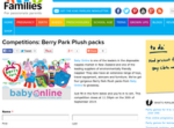 Win a Berry Park Plush packs