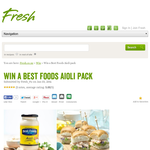Win a Best Foods Aioli pack