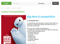 Win a Big Hero 6 prize pack