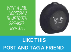 Win a Black JBL Horizon 2 Bluetooth Clock Radio Speaker