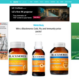Win a Blackmores Cold, Flu and Immunity prize packs