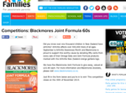 Win a Blackmores Joint Formula 60s