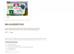 Win a Blueberry Pack