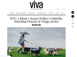 Win A Blunt x Karen Walker Umbrella, Matching Poncho & Doggy Jacket